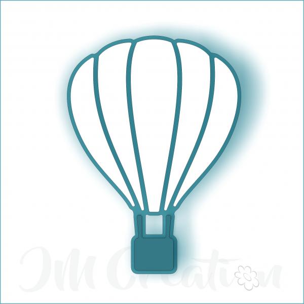 Stanzschablone - Heißluftballon